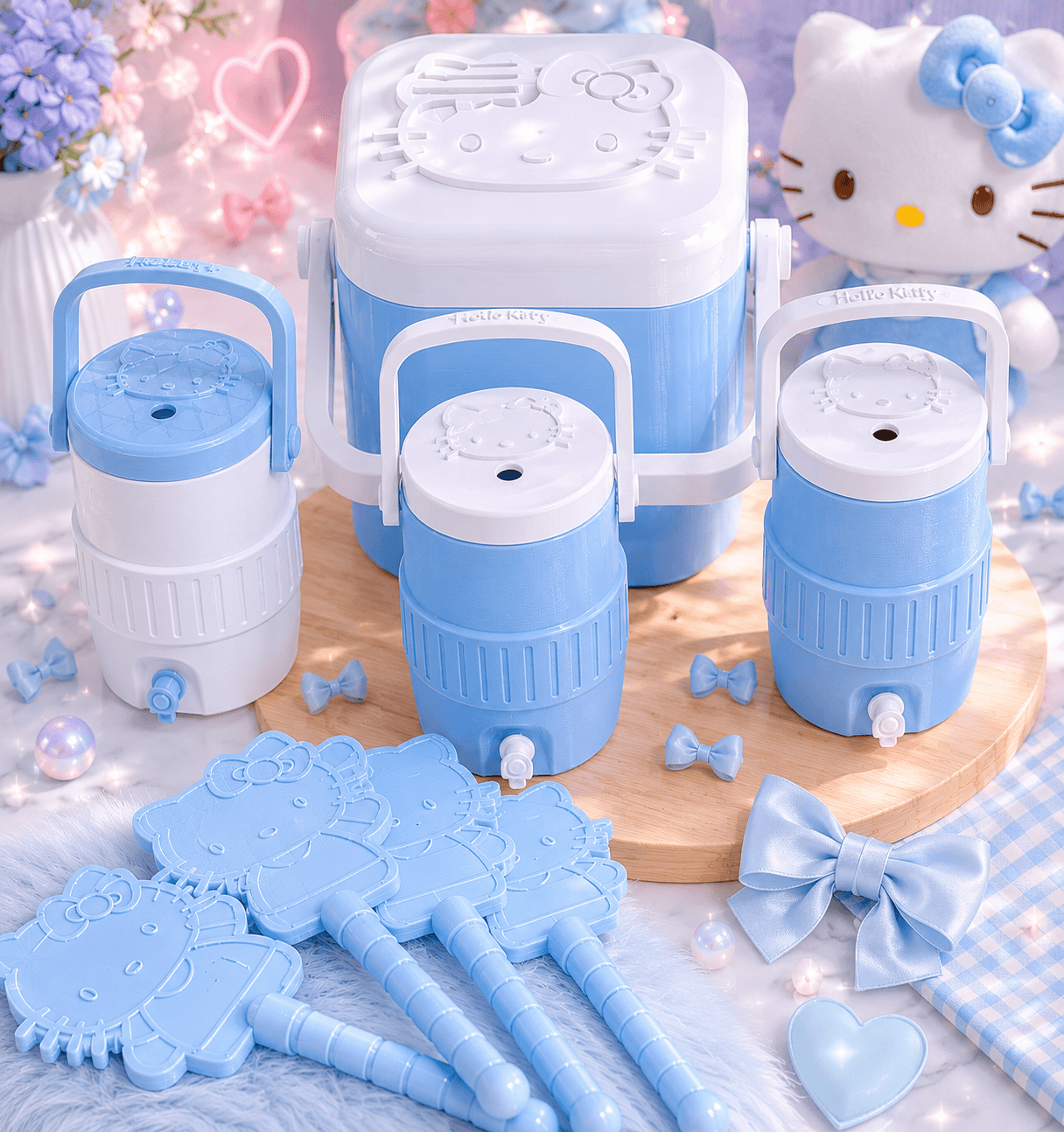 Kit Hello Kitty - producto personalizado 3D Kreandoen3d México (4)