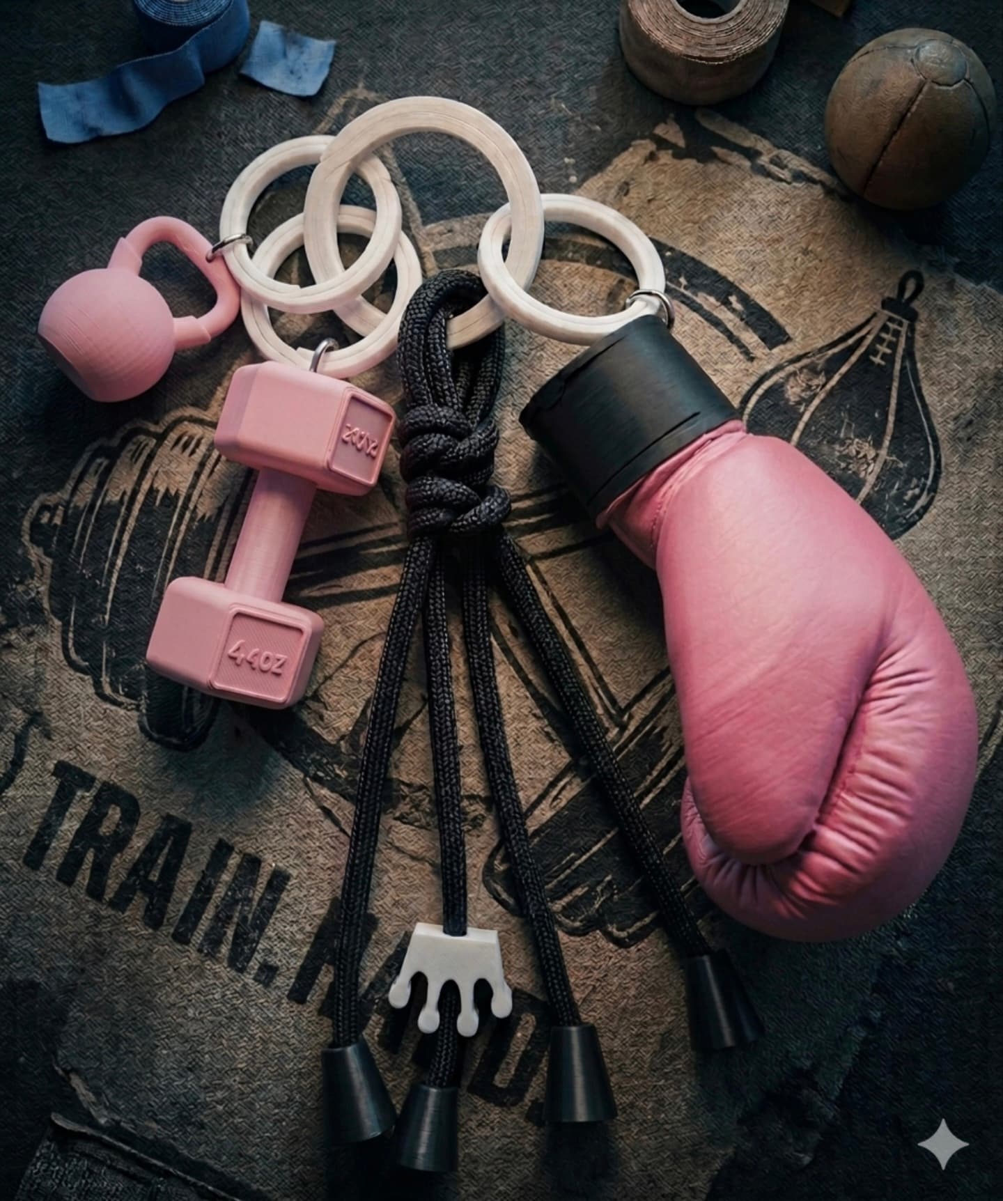 Llaveros Gym - producto personalizado 3D Kreandoen3d México (13)