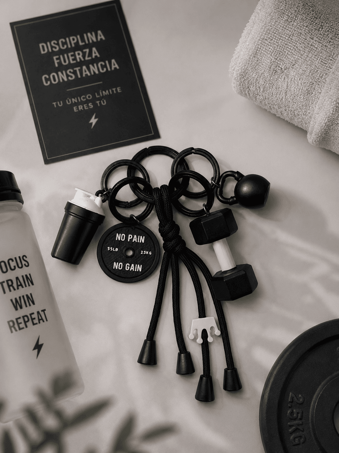 Llaveros Gym - producto personalizado 3D Kreandoen3d México